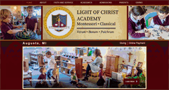 Desktop Screenshot of lightofchristacademy.org